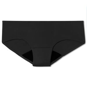 Ruby Love Women's Teen Period Underwear Panty - Hipster in Black XL